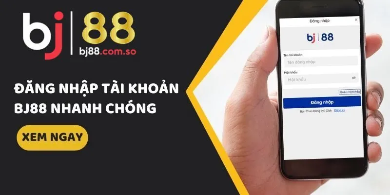 Nguyên nhân khiến bạn đăng nhập tài khoản BJ88 gặp lỗi